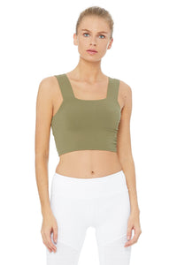 alo bind fitted bra tank