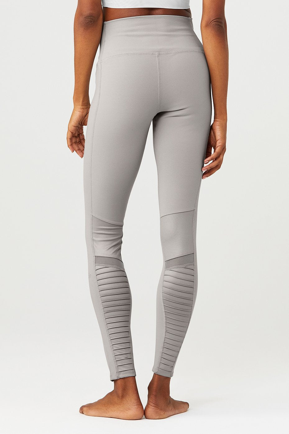 Alo Yoga + Flocked Hight-Waist Moto Legging