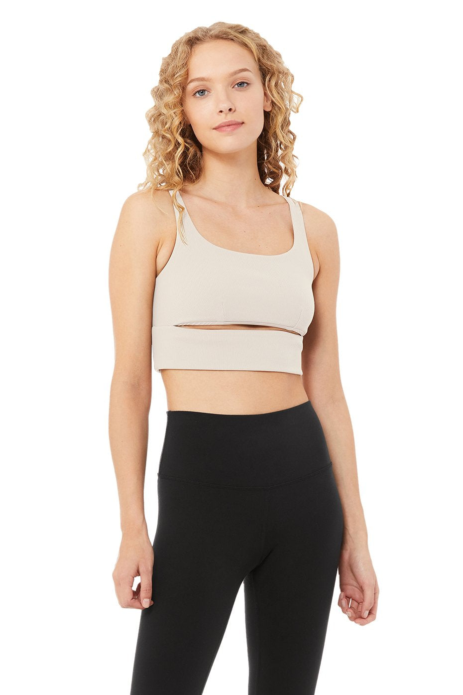 alo yoga slit bra