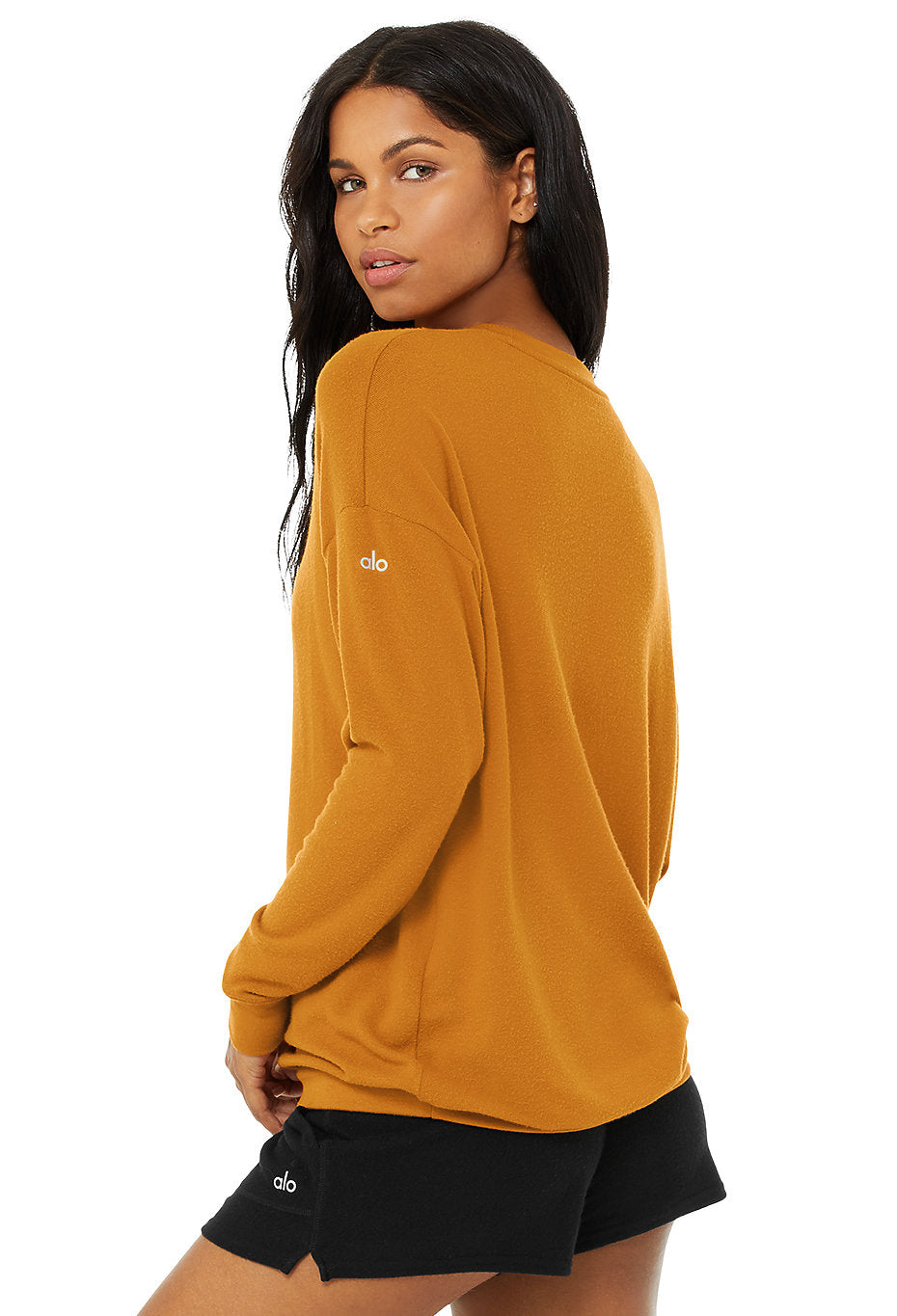 Alo Yoga XS Soho Pullover - Bronzed – Soulcielite