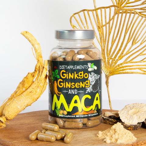 Maca, ginseng & ginkgo biloba