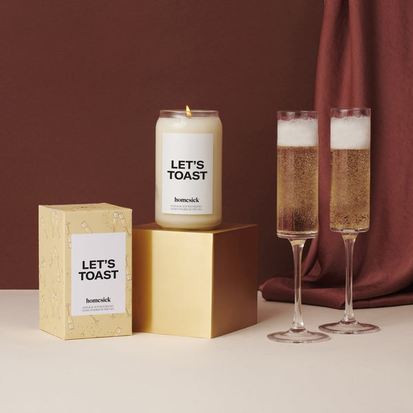 Homesick Candles Let's Toast product image example