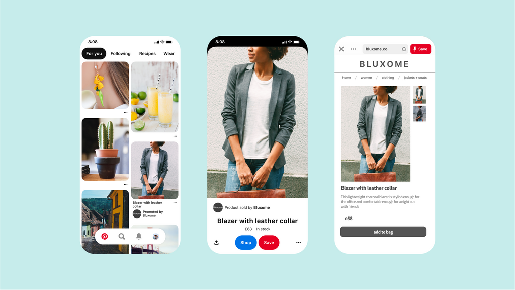 Pinterest shoppable pins