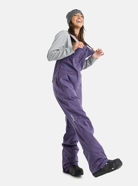 Burton Women's Reserve Stretch 2L Bib Pants - Violet Halo