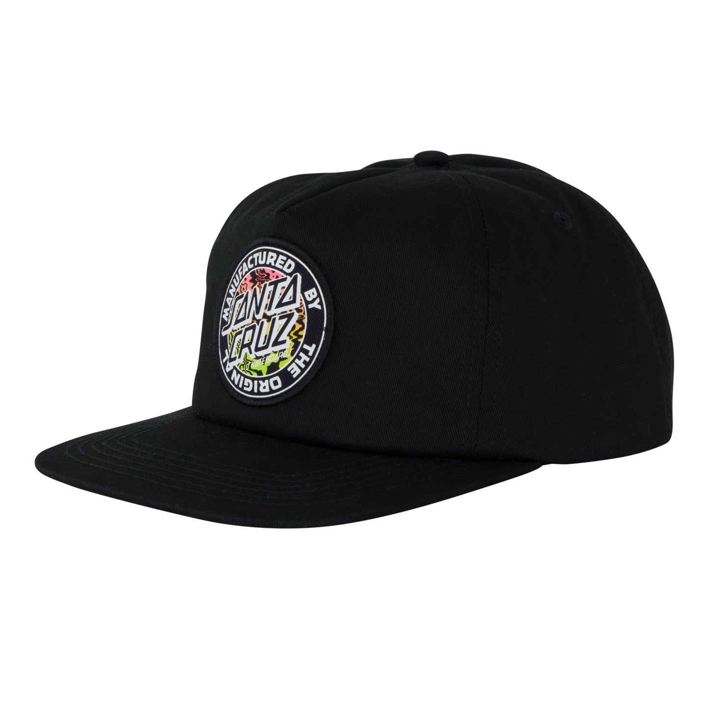Santa Cruz Acidic MFG Dot Snapback Hat - Black