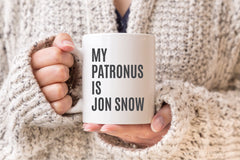 Jon Snow Patronus Mug