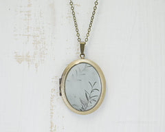 Locket Green Leaves