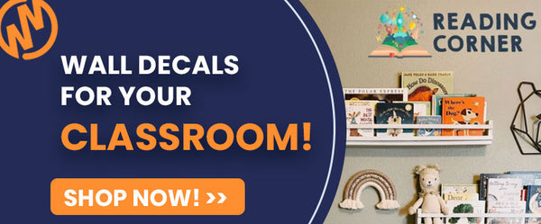wall decals for your classroom, shop now!
