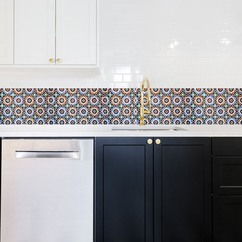 peel and stick decal kitchen backsplash