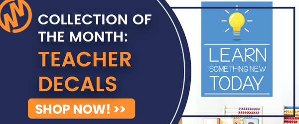 collection of the month: teacher decals, shop now!