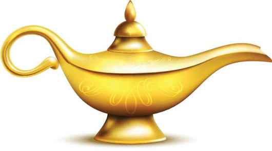 Aladdin Magic Genie Lamp Wall Decal - WallMonkeys.com –