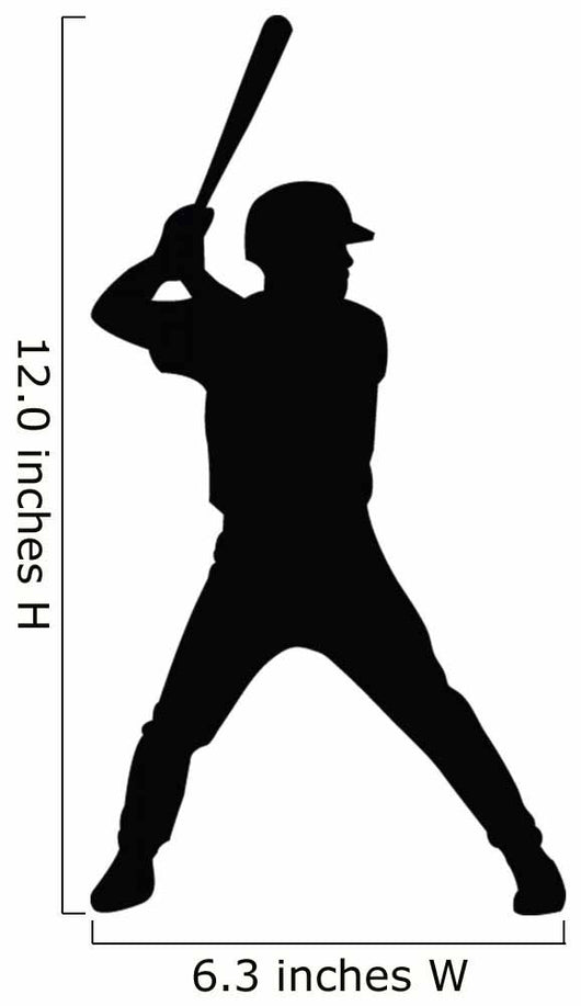 free clipart baseball player silhouette decal