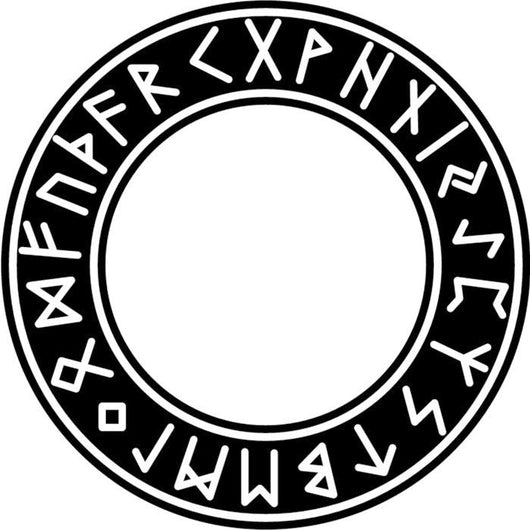 elder futhark rune circle