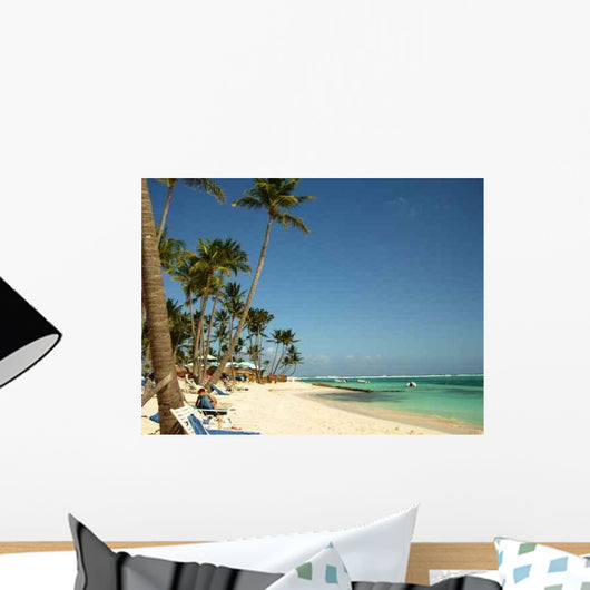 Plage Et Cocotier Iles Wall Mural