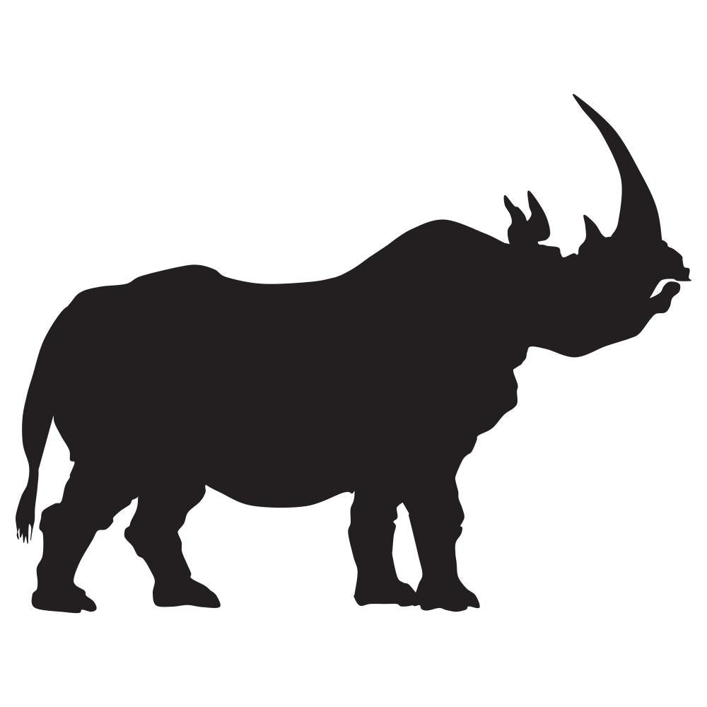 Силуэт носорога