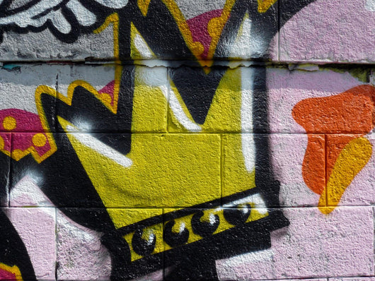 Graffiti Crown Wall Decal Wallmonkeys Com