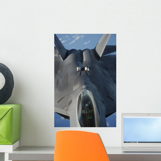 F 22 Raptor Moves Into Wall Mural