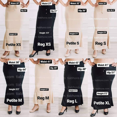 Saree Silhouette - How to Order the Perfect Size, Length & Colour–