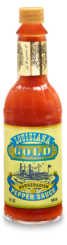 Louisiana Hot Sauce 400015715 Gold Red Pepper Sauce (5 Oz, 12 Per Case)