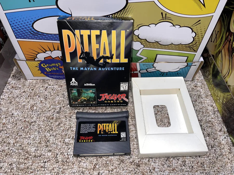 Pitfall: Mayan Adventure (Atari Jaguar) Pre-Owned: Game, Tray, and Box
