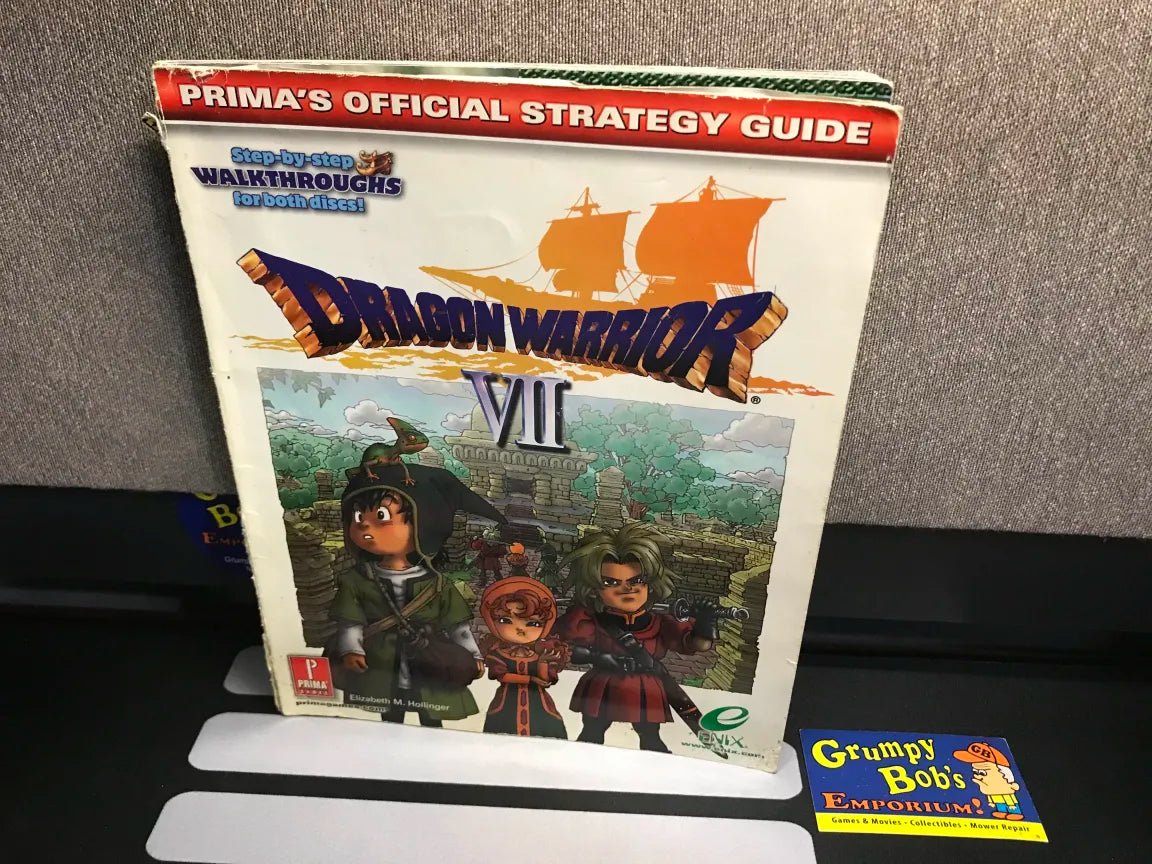 Dragon Warrior VII (Official Strategy Guide) (Prima Games) Pre-Owned (Pictured) (Poor Condition)
