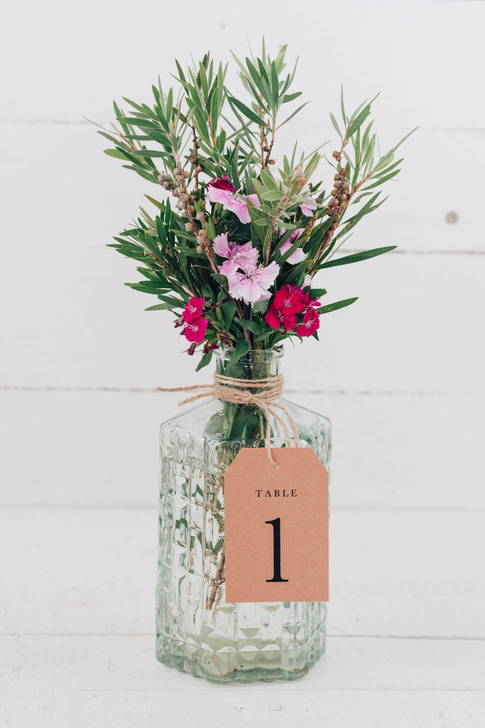 Free Rustic Wedding Table Number Swing Tags Penny Lane Stationery
