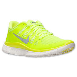 nike free run neon yellow