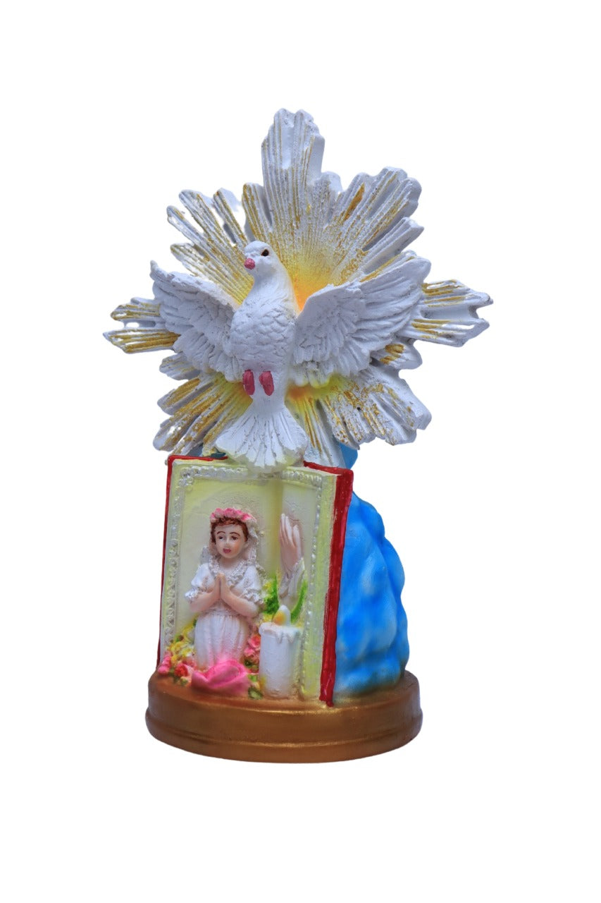 Holy Communion Sacred Soul 10 Inch Statue - Girl in Communion Dress
