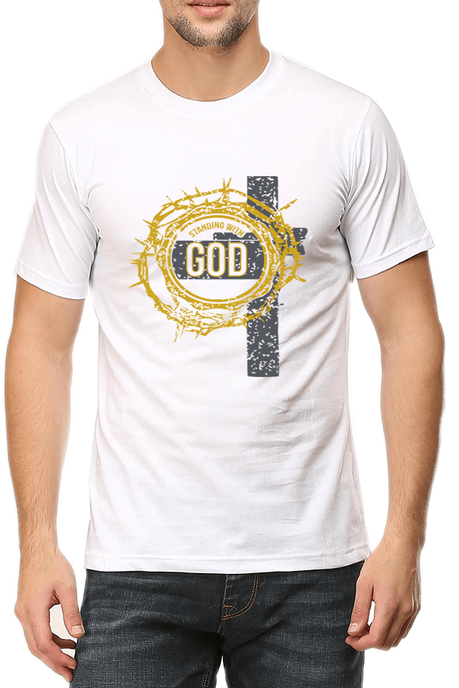 BELIEVE - CHRISTIAN T-SHIRT  Inspiring Men's Round Neck Tee – Living Words