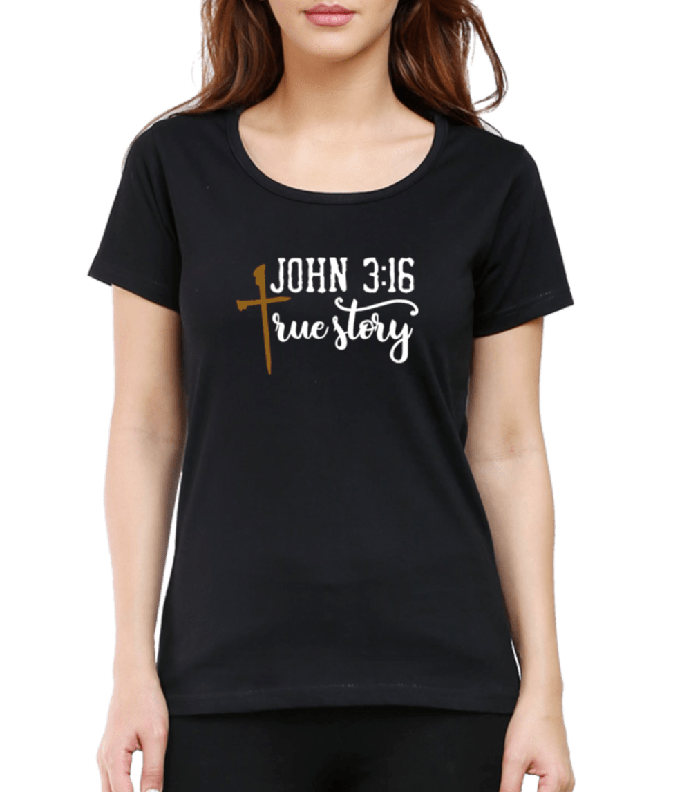 Female Round Neck Plain T-Shirt – Living Words