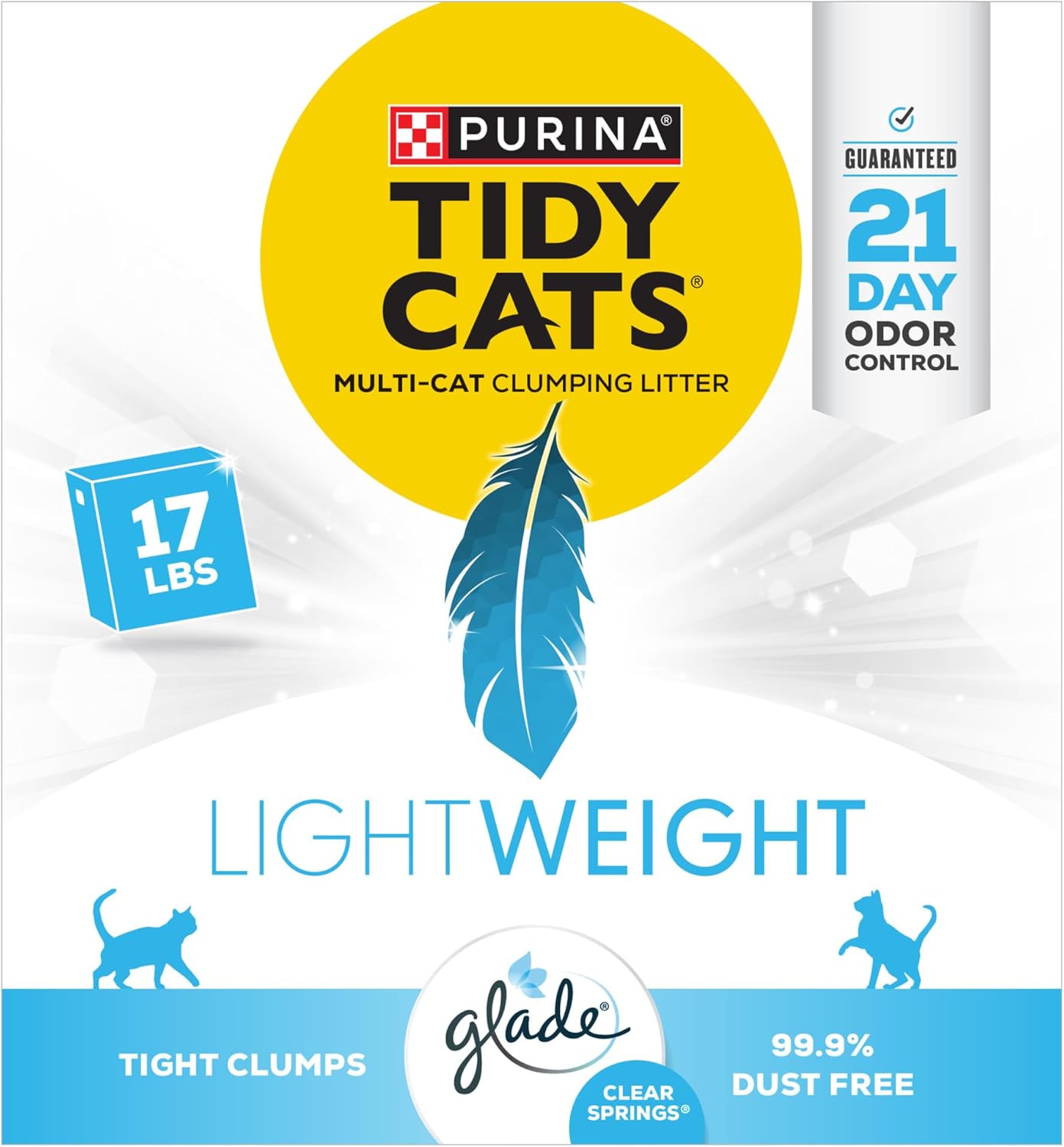 Tidy Cats Lightweight Glade Scented Clumping Clay Cat Litter