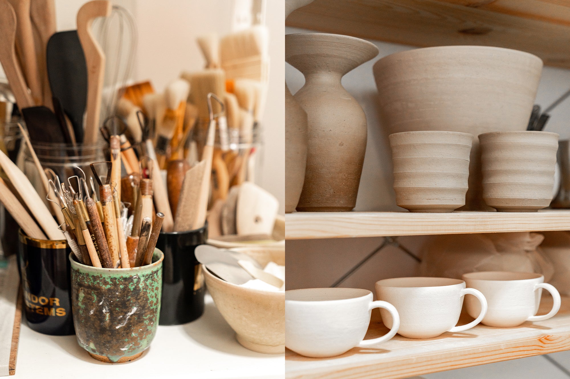 Ceramic Tools and unglazed pottery