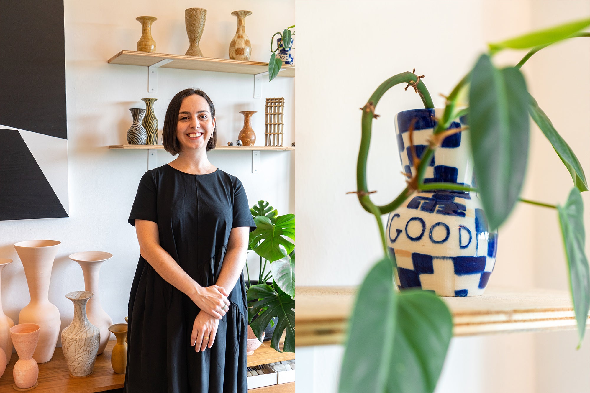 Good Good Ceramics owner Elena Hasbun