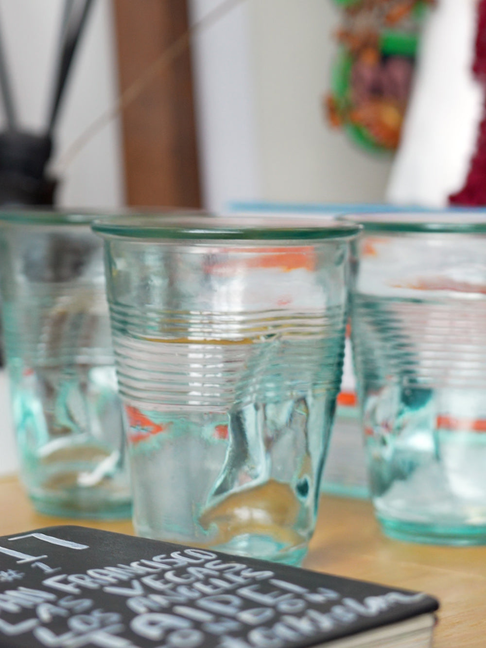 Crushed Glass cups by Rob Brandt