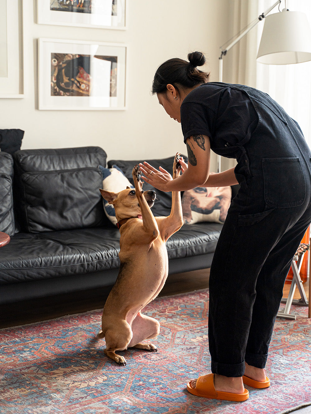 Sarah Playing with Arya