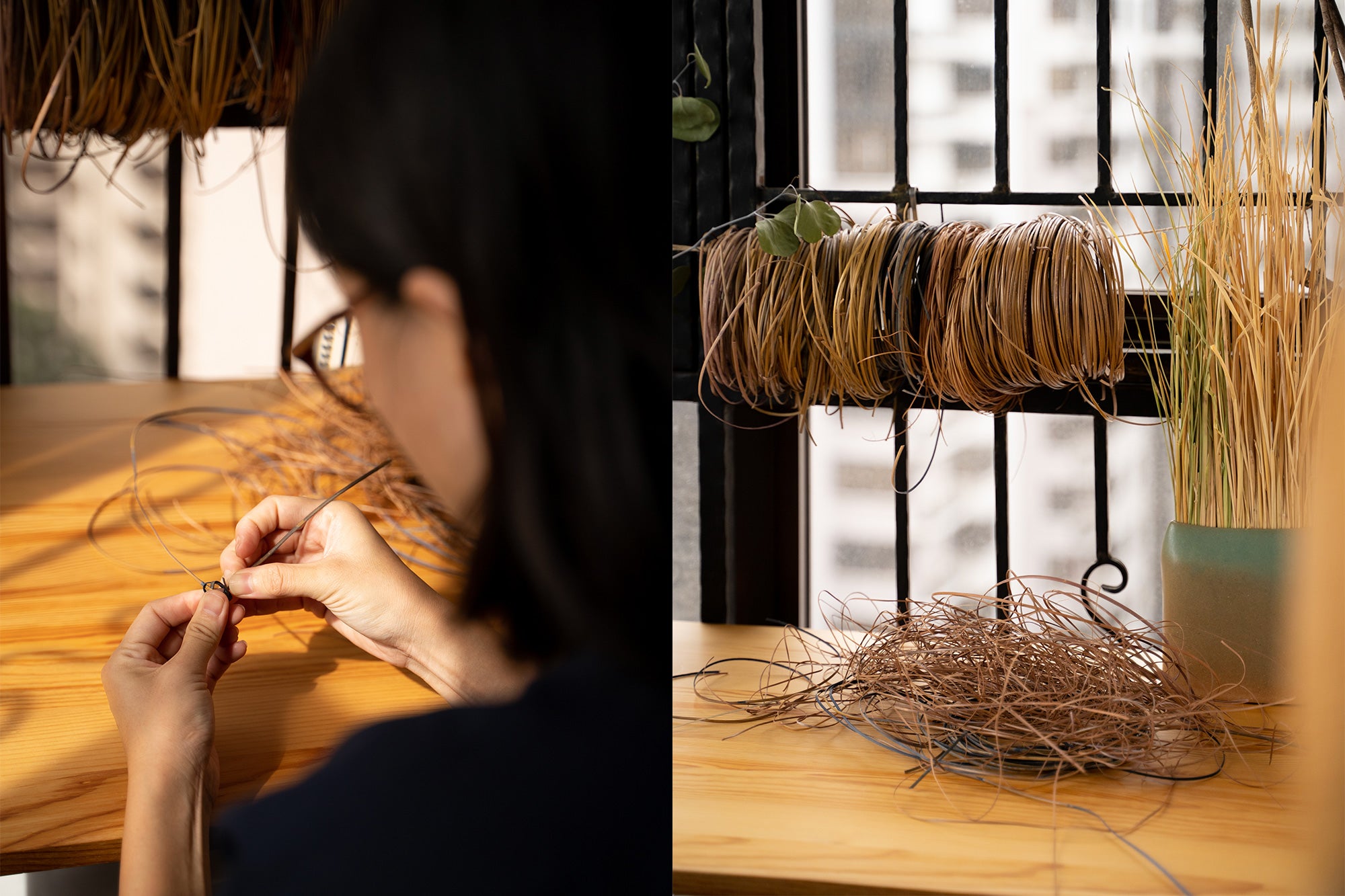 atinymaker rattan artist singapore local art tradition weaving technique material ng siying