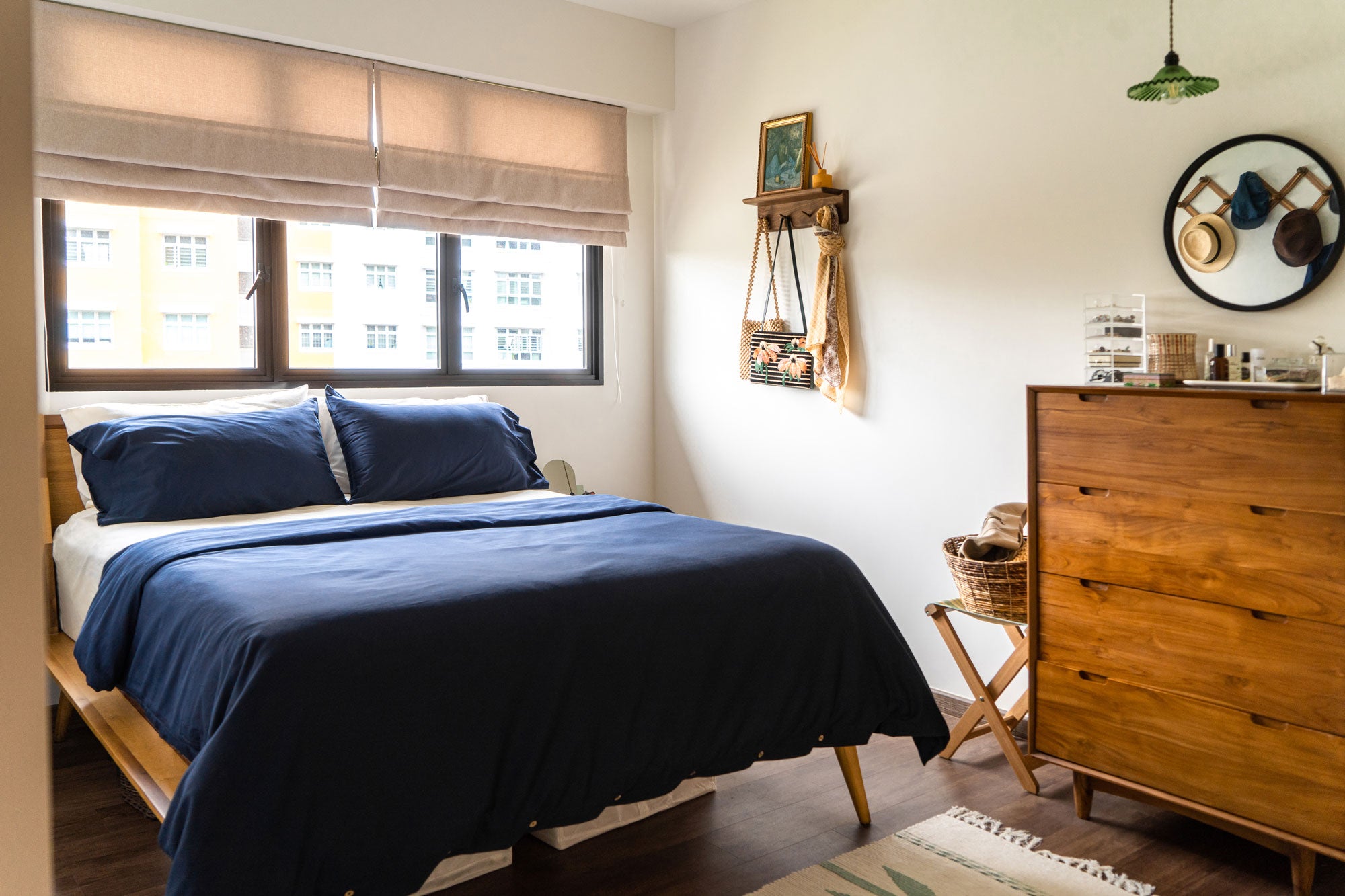 Sojao organic cotton bedding in 4 room hdb flat bedroom