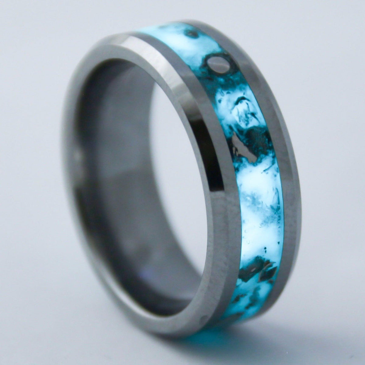 Tungsten Glowstone Ring Handmade Rings Patrick Adair