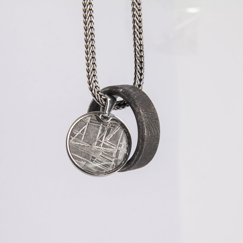 Meteorite Pendant and Ring Bundle