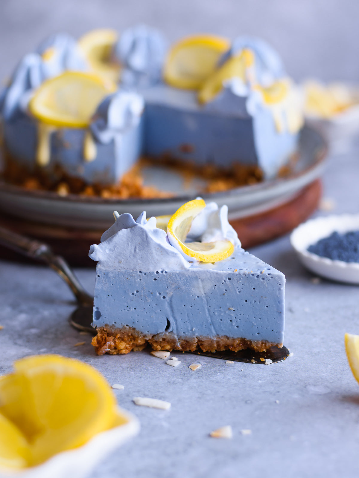 Easy Butterfly Pea Cheesecake Recipe