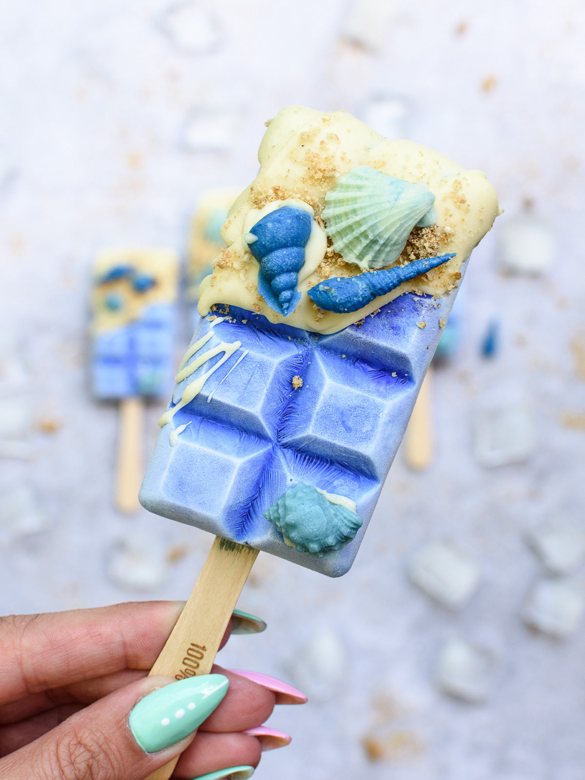 Ocean ice cream pops