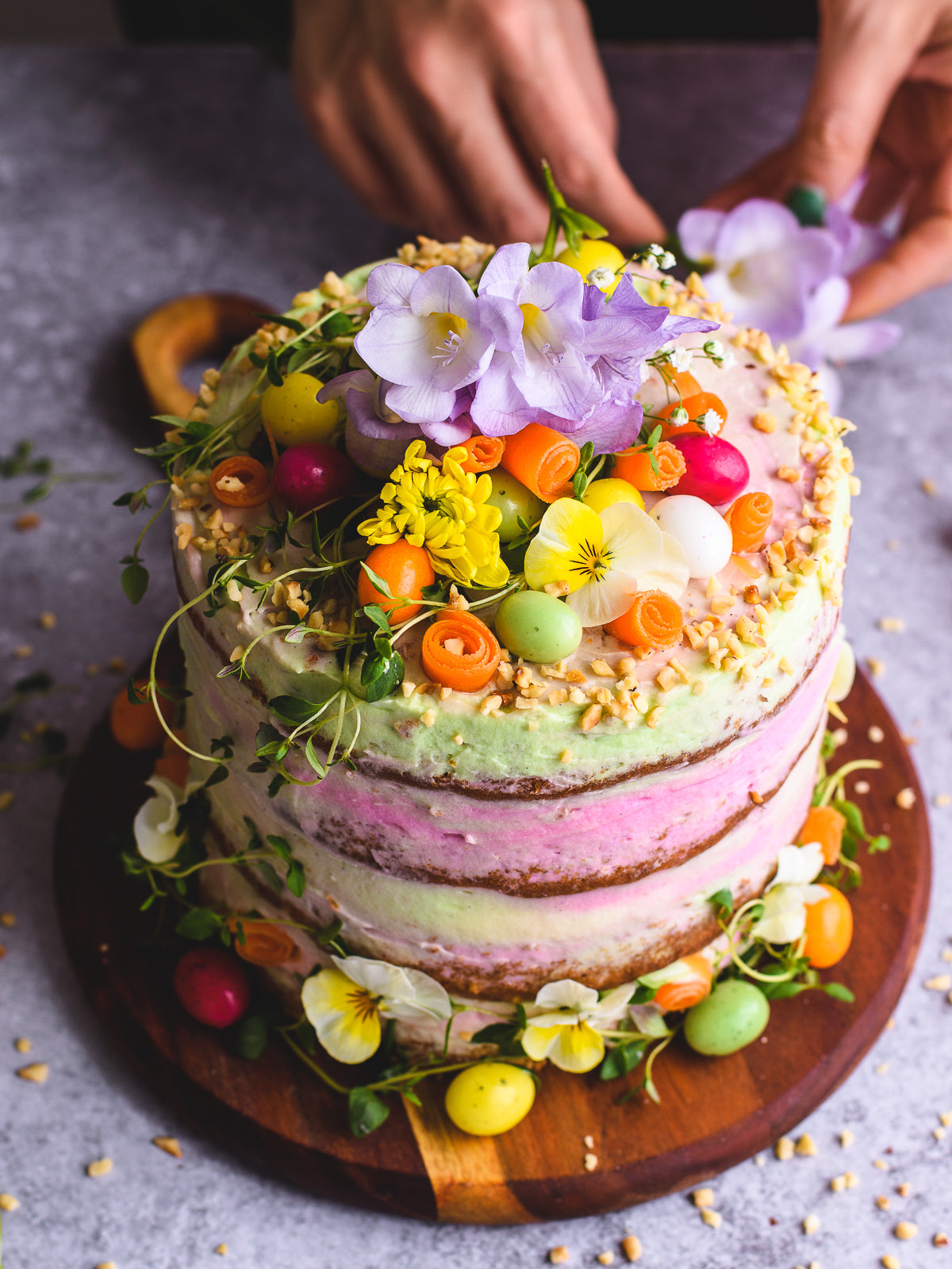 Easter / Spring Carrot Cake Easy Recipe