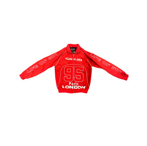95 Horsepower Jacket- Red - Filthy Wealth Clothing
