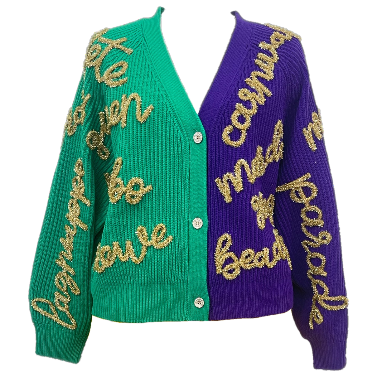 Mardi Gras Color Block Sequin Blazer – Smock Candy