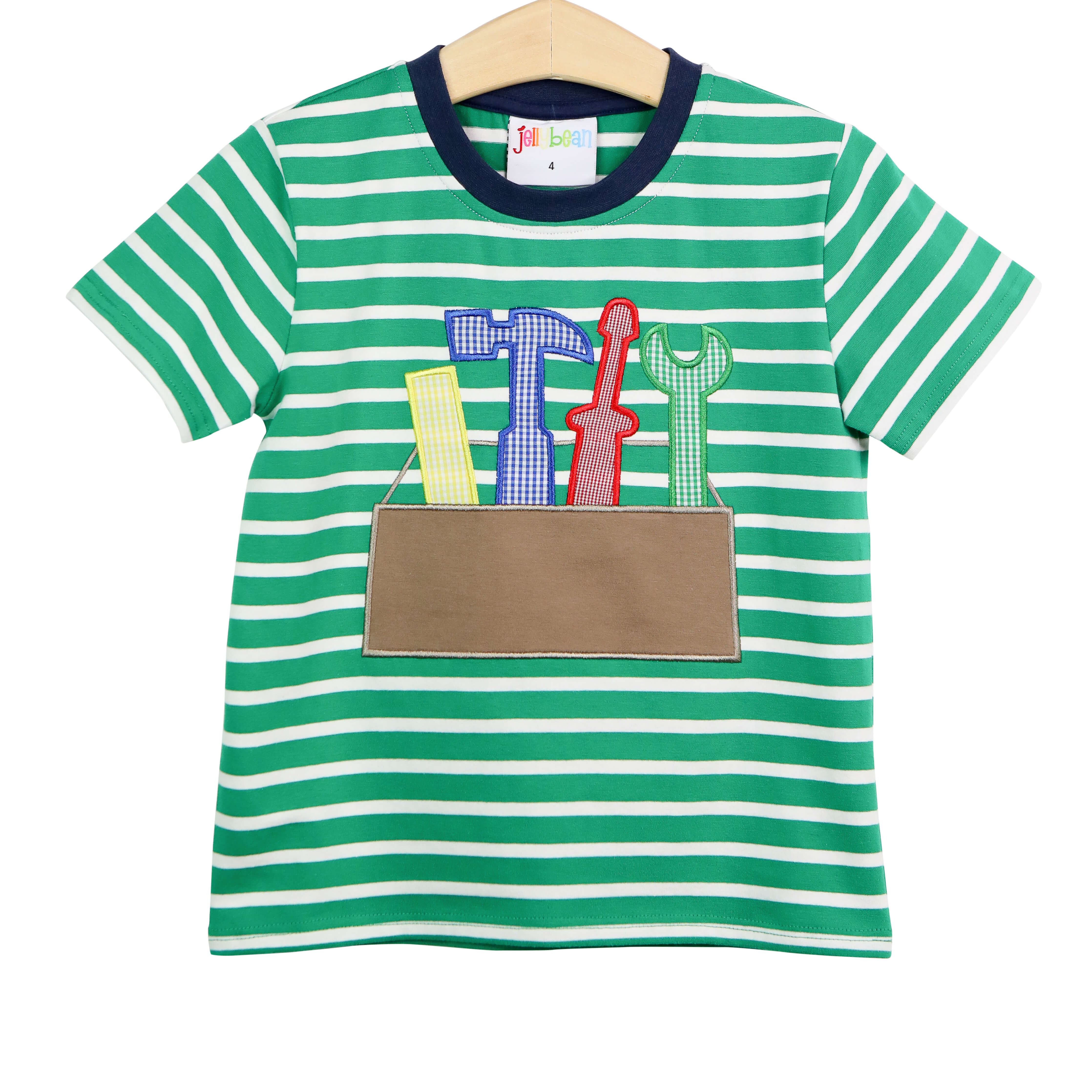 Football Applique T-Shirt- Black Stripe – Smock Candy