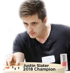 Justin Slater, 2018 World Crokinole Champion