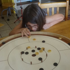 Kids and Crokinole