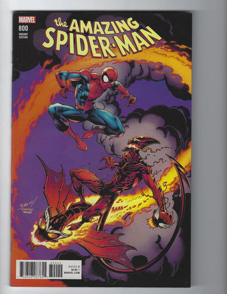 Amazing Spider-Man #800 Red Goblin Bagley Variant VFNM – East Bay Comics