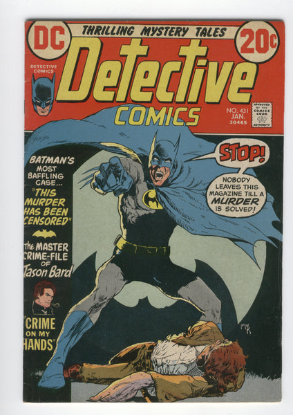 Detective Comics #431 This Murder Has Been Censored Bronze Age Batman –  East Bay Comics