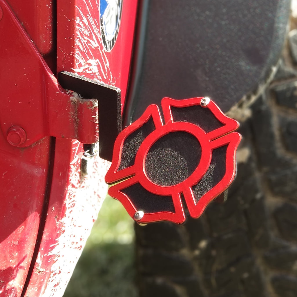 Maltese Cross Foot Pegs for Jeep Wrangler – Drop Zone Off Road